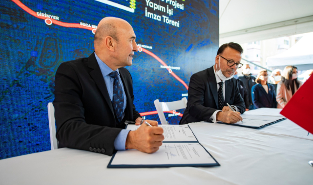 Buca Metrosu’nun Yapım Sözleşmesi İmzalandı