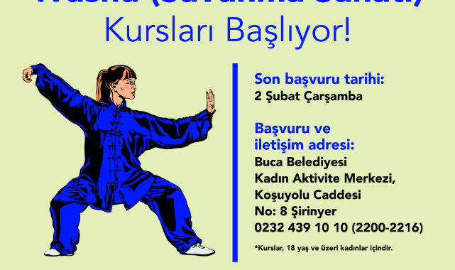 Bucalı Kadınlara Wushu Kursu