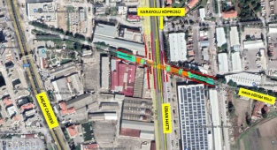 Gaziemir'e Yeni Taşıt Üst Geçidi Geliyor
