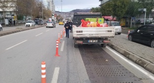 Manas Bulvarı'nda Trafik Düzenlemesi