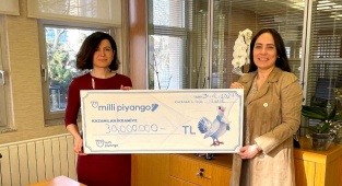 Milli Piyango özel yılbaşı Çekilişi’nde 30 milyon TL  İkramiye Kazanan Talihli Çekini Teslim Aldı