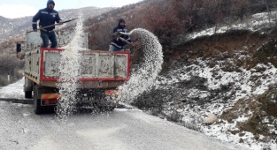 Ödemiş’te Kış Mücadelesi Aralıksız Devam Ediyor 