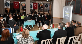 Selvitopu, Şehitler ve Metin Oktay Mahallerine İlişkin Bilgilendirme Toplantısında Konuştu