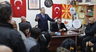 Başkan Batur'dan Göçmen Dernekleri Turu