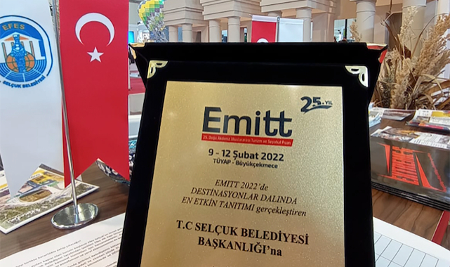 Efes Selçuk Belediyesi&#039;ne EMITT&#039;den Ödül