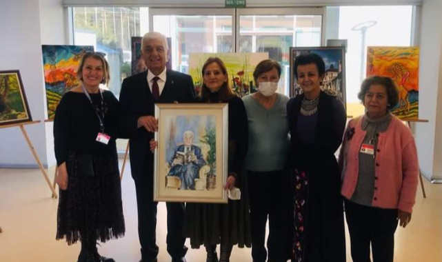 İzmir Suluboya Ressamları Derneği Muğla&#039;da Sergi Açtı