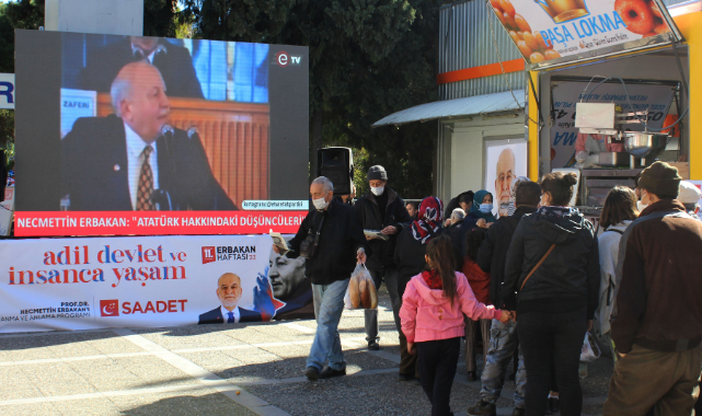 Saadet Partisi Buca, Erbakan’ı vefatının 11. Yılında Andı