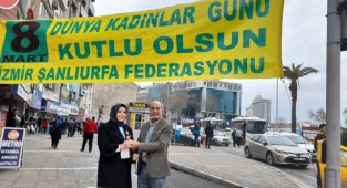 İzmir Şanlıurfa Federasyonu Kadınlar Günü Etkinliği Düzenledi