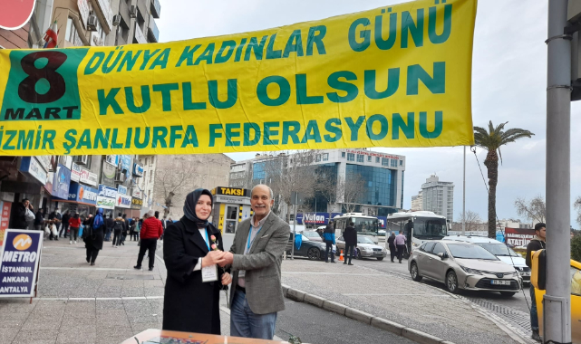 İzmir Şanlıurfa Federasyonu Kadınlar Günü Etkinliği Düzenledi
