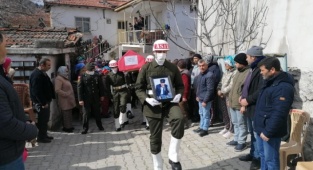 Kınık’ta Kıbrıs Gazisi Son Yolculuğuna Uğurlandı