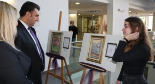 "Röprodüksiyon Minyatür Çalışmaları" Sergisi İzmir İl Milli Eğitim Müdürlüğü Sergi Salonunda Açıldı