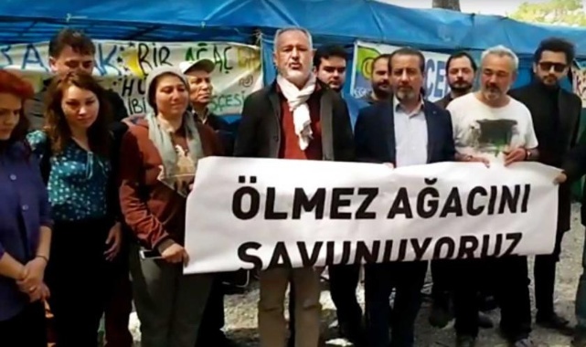 Baro Başkanları, Ormanları ve Zeytin Ağaçları İçin Direnen İkizköylüleri Ziyaret Etti