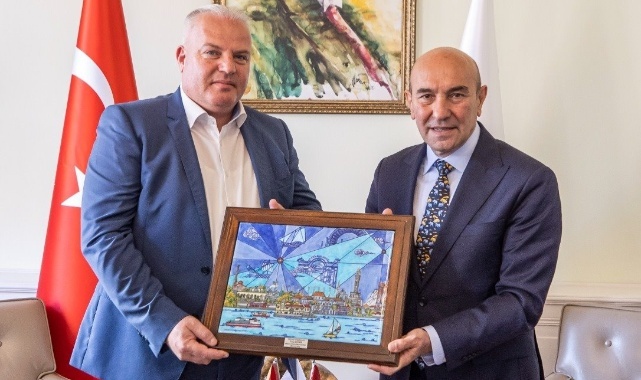 Başkan Soyer Delçevo Belediye Başkanı’nı Ağırladı