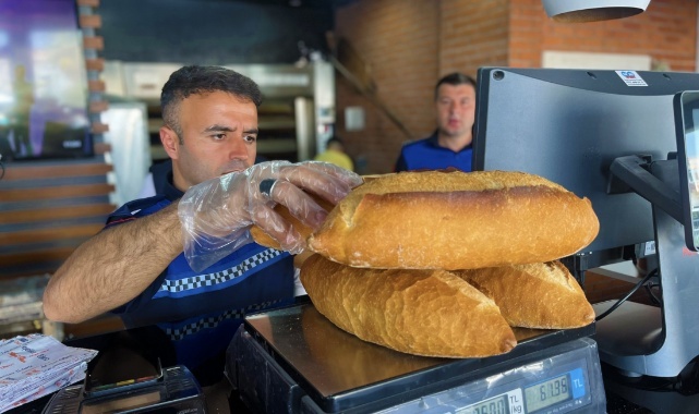 Aliağa Zabıtası’ndan Fırınlara Gramaj ve Fiyat Denetimi