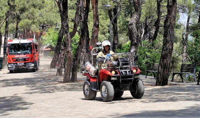 Hava Sıcaklıkları Arttı İzmir İtfaiyesi Teyakkuza Geçti