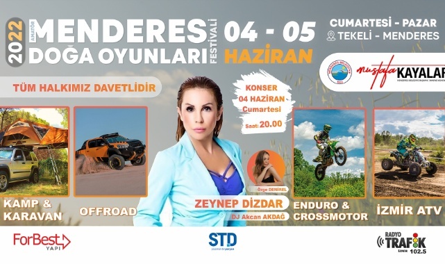 Menderes’te Doğa Oyunları Festivali Başlıyor