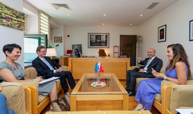 ​Başkan Soyer AB Heyetini Ağırladı