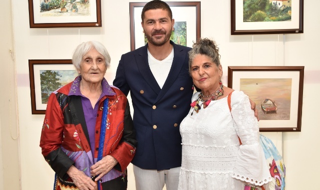 Foca'da Gülşen Pasin ve Sumru Pasin Resim Sergisi