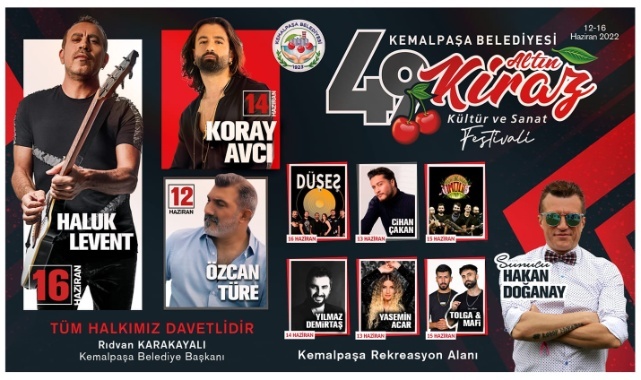 Kemalpaşa&#039;da Kiraz Festivali Coşkusu Başlıyor