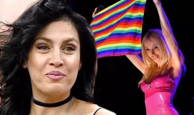 LGBT Bayrağı Açan Gülşen'e Tepki