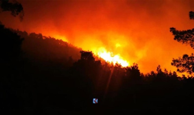 Marmaris'te Geçen Yılki Kabus Yeniden Başladı! Yangın Büyüyor...