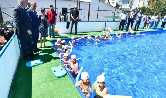 Beydağlı Çocukların Yüzme Sevinci