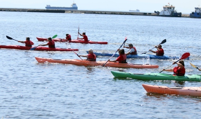 Görme Engelli Kanocular Yarıştı