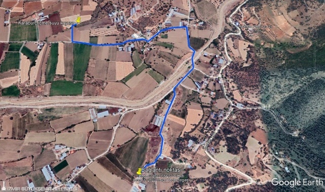 İZSU Kiraz Kaleköy’ü Kesintisiz Suya Kavuşturuyor