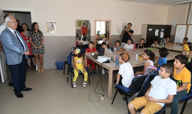 Karabağlar&#039;da Çocukların Yaz Okulu Keyfi