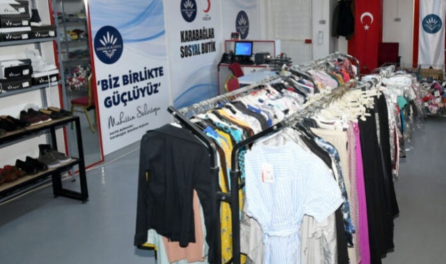 Karabağlar’da “Sosyal Butik” Dayanışması