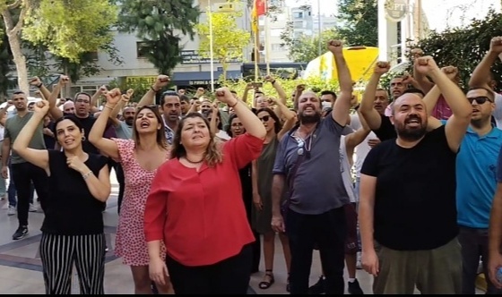 Bornova Belediyesi işçilerinden SODEMSEN’e tepki