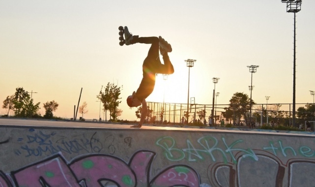 Bostanlı Paten Pisti Gençlerin Yeni Gözdesi