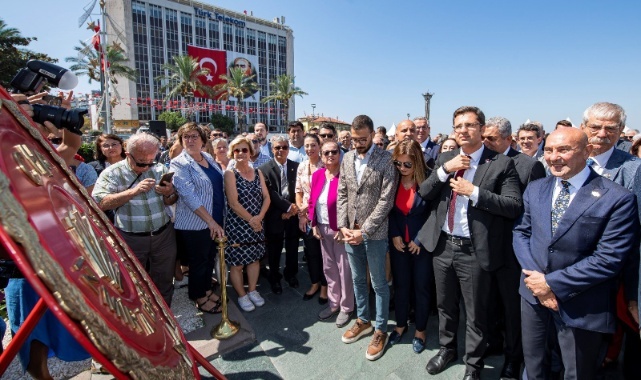 Başkan Soyer CHP’nin kuruluşunun 99. yıl kutlamasına katıldı
