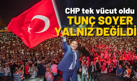Cumhurbaşkanı Erdoğan'ın Soyer'i hedef alan sözlerine CHP'den 'Tunç Soyer yalnız değildir' hamlesi