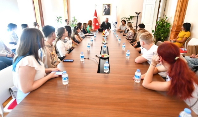 Türk ve Alman öğrenciler Özuslu’yu ziyaret etti