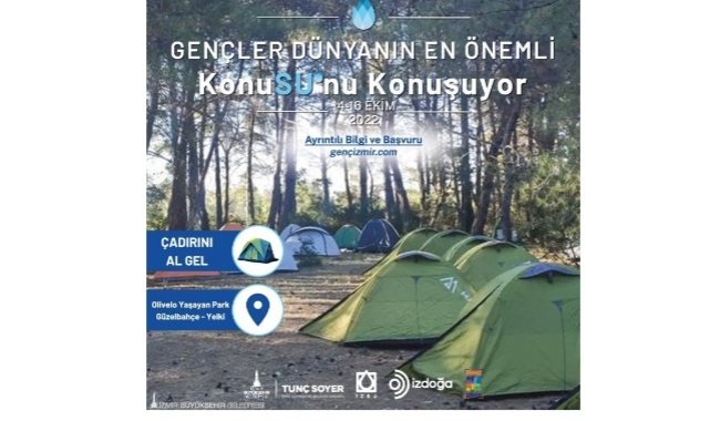 Genç kampçılar Olivelo’da su için buluşacak