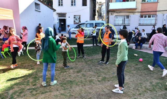 “Sakin mahalle” şenlendi