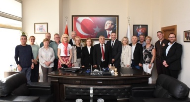 Alman kardeş kent yöneticileri Torbalı'da