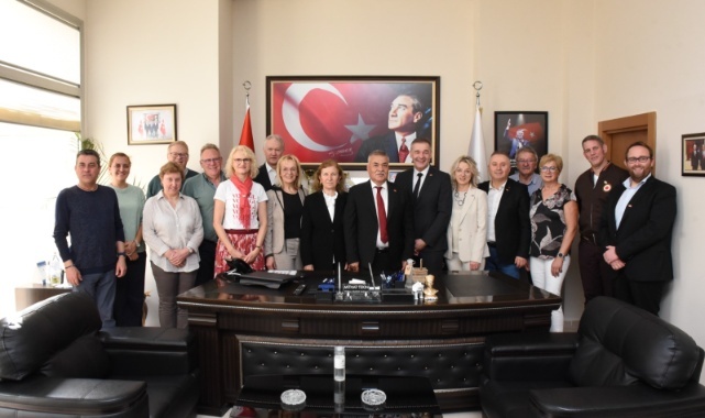 Alman kardeş kent yöneticileri Torbalı&#039;da