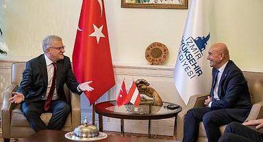 Başkan Soyer Linz Belediye Başkanı Luger’i ağırladı