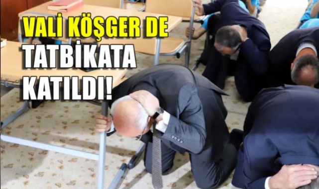 İzmir'de, 81 ille eş zamanlı deprem tatbikatı