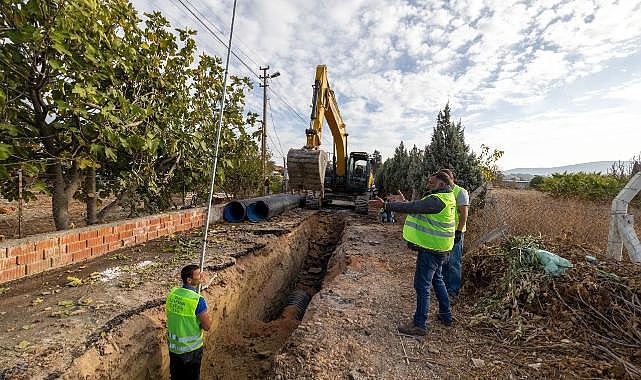  İZSU’dan Urla’da yağmur suyu harekâtı