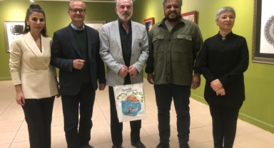 Kimya Öğretmeni Ressam Özer Keskinbalta'nın Resim Sergisi Ayvalık'ta