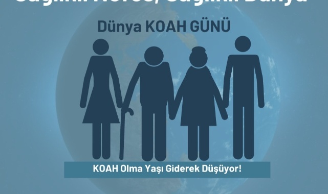 SOLUNUM DERNEĞİ TÜSAD’DAN DÜNYA KOAH GÜNÜ’NDE ÖNEMLİ HATIRLATMA