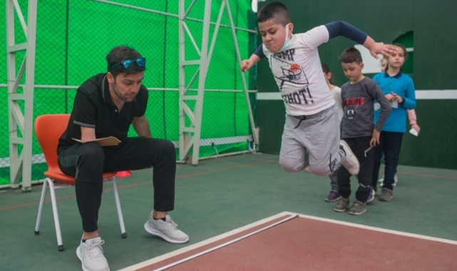 Sportif yetenek ölçümü programına yoğun ilgi