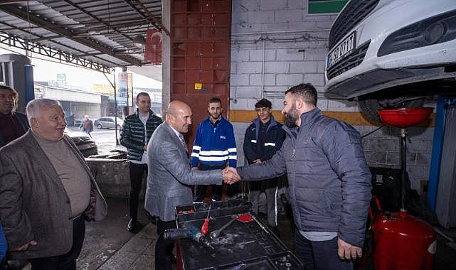 Başkan Soyer’den Buca 6. Sanayi Sitesi’ne ziyaret