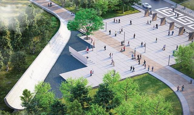 Bayraklı’nın “Kent Meydanı” için çalışmalar hızlandı