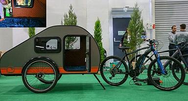 “Bisikletli karavan” Fuar İzmir'de sergilendi