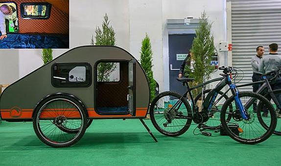 “Bisikletli karavan” Fuar İzmir&#039;de sergilendi