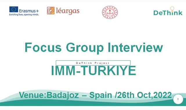 &#039;&#039;Design Thinking For Entrepreneurial Education&#039;&#039; Proje Toplantısını